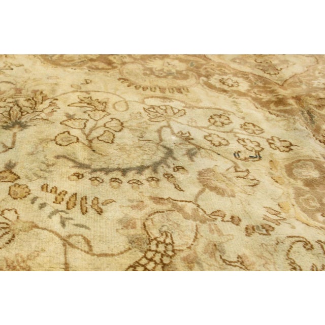 Mid 20th Century Mid 20th Century Vintage Persian Tabriz Rug, 11’05 X 16’05 For Sale - Image 5 of 7