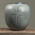This vintage Japanese vase features a minimalist design with etched geometric decoration. Two sides display a dimensional...