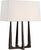 Modern Ian K. Fowler by Visual Comfort Signature Scala Hand-Forged Bedside Lamp in Aged Iron with Linen Shade For Sale - Image 3 of 3