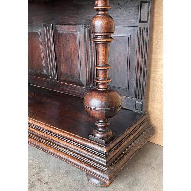 Late 19th Century Dutch Hand Carved Renaissance Raised Cabinet For Sale - Image 14 of 18