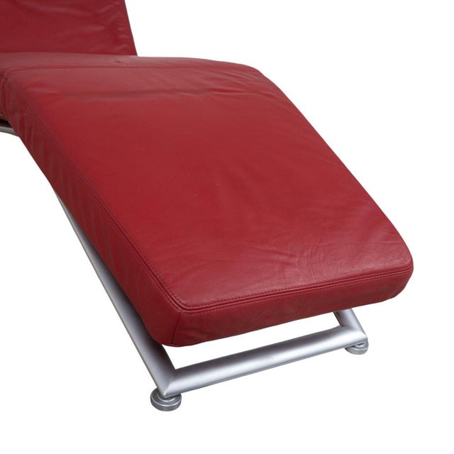 Red Jeremiah Lounger in Red from Koinor For Sale - Image 8 of 14