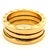 Gold 1990s Bulgari B.zero1 Three-Band Ring in 18k Yellow Gold, Size 7.5 For Sale - Image 8 of 11