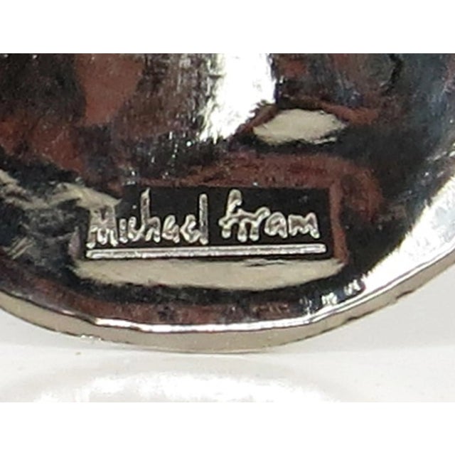 Silver Michael Aram Tree of Life Champagne Toasting Flutes - a Pair For Sale - Image 8 of 12