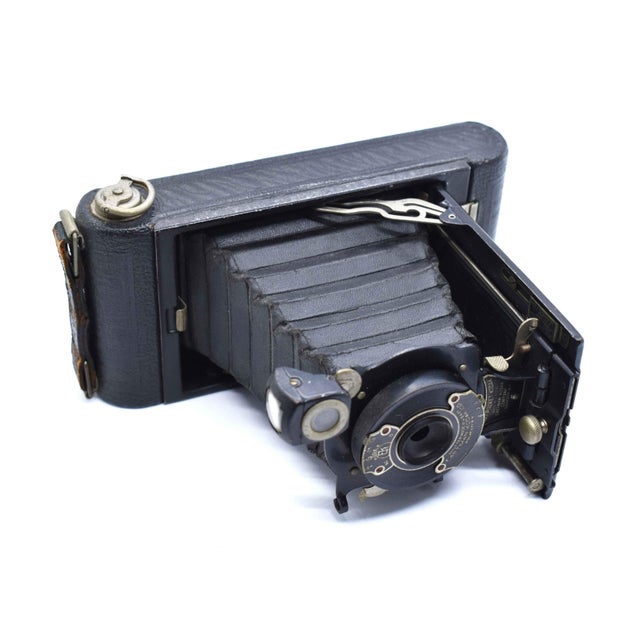 Eastman Kodak 1920's Kodak No. 1 Pocket Kodex Foldable Roll Film Camera For Sale - Image 4 of 12
