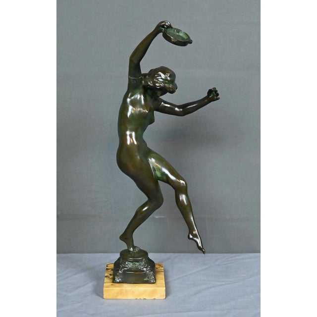 C. Binder, The Dancer with the Tambourine, Early 20th Century, Bronze For Sale - Image 6 of 18