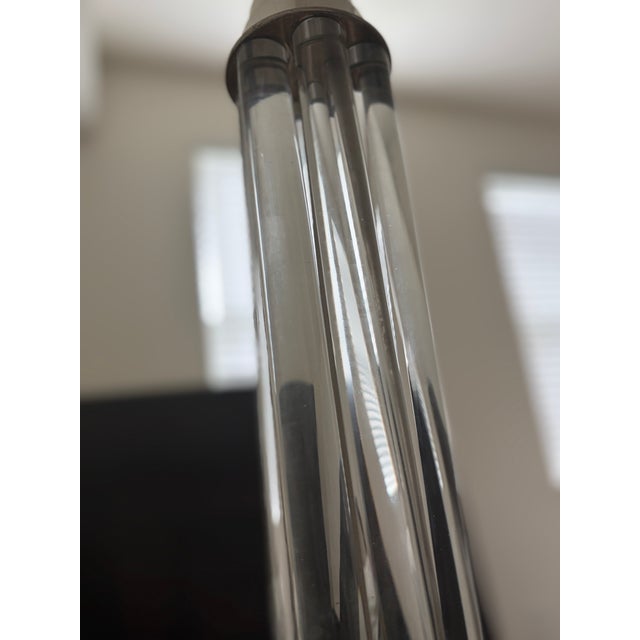 Restoration Hardware Vintage Glass Rod Floor Lamp For Sale - Image 12 of 16