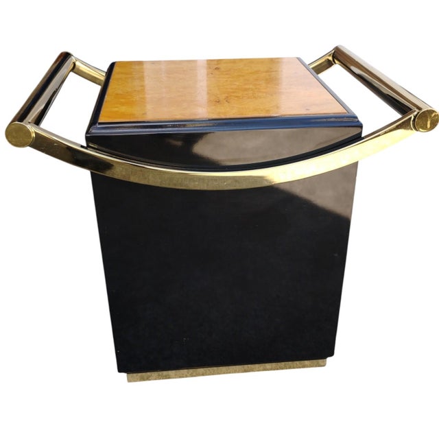 A Pair of 1970s French Hollywood Regency Side Tables, Masterfully Designed by Jean Claude Mahey for the Prestigious Maison Roméo. For Sale - Image 11 of 12
