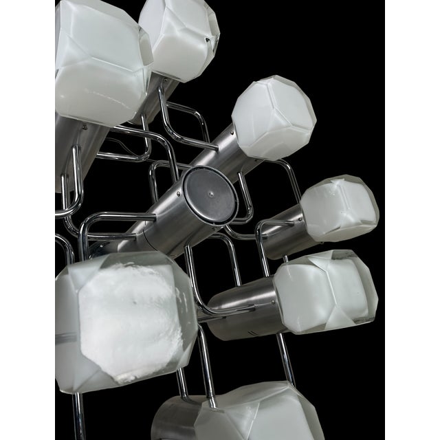 1970s Italian Ceiling Light by Gaetano Sciolari, 1970s For Sale - Image 5 of 18