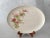 Its vintage charm to this Mid Century Pink Thistle Rose Patterned Seving Platter makes it fun to use any time of year