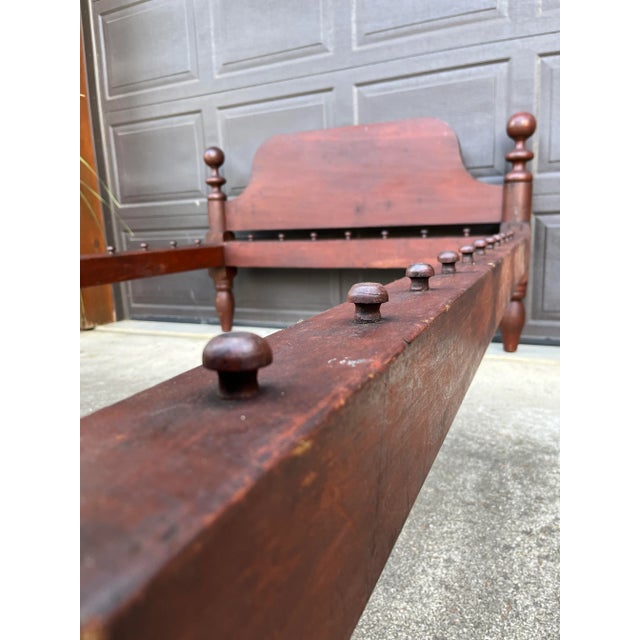 Been in the same family for generations! This rope bedframe is all wooden with no missing rope holder knobs - it is in...