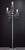 Fenice Crystal 3 Lights Floor Lamp in Polished Chrome and Glass by Aggiolight. Dimensions: D 53 x H 182 cm. Materials:...