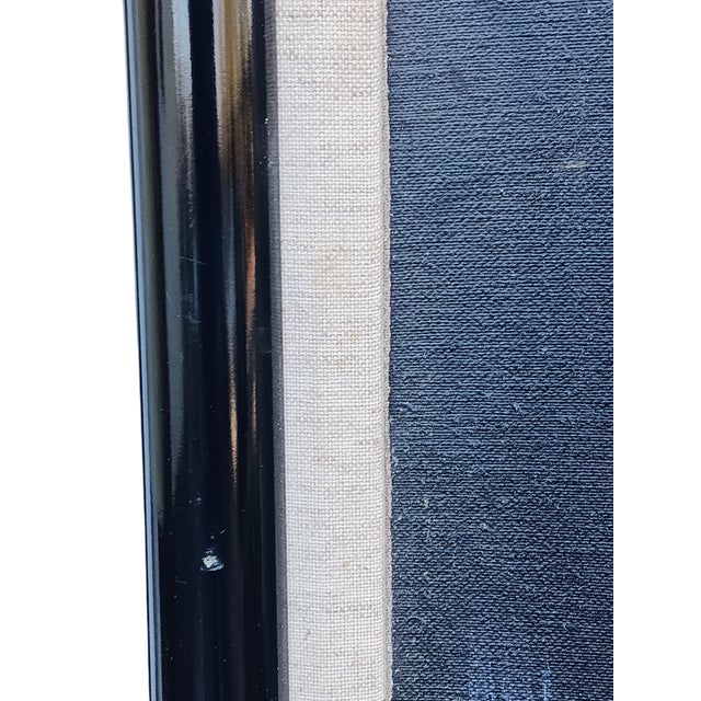 Vintage African Tribal Woman Portrait Realism Painting Framed and Signed by Artist For Sale - Image 11 of 12