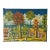 Vintage Haitian Naive Folk Art Painting Signed Roberson For Sale