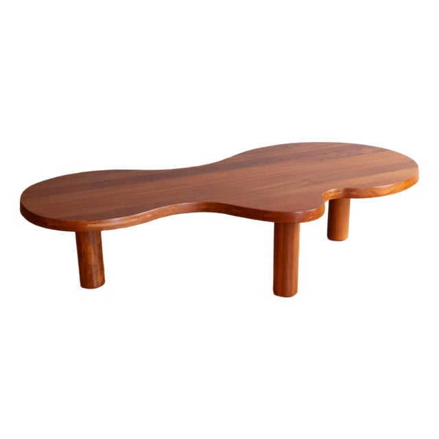 Forme Libre Style Teak Coffee Table, C. 2010. For Sale
