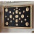 1980s Grand Tour Neoclassical Gilded Collection of Classical Intaglio and Cameo on the Leather Ground With Gilt Frame For Sale - Image 5 of 10