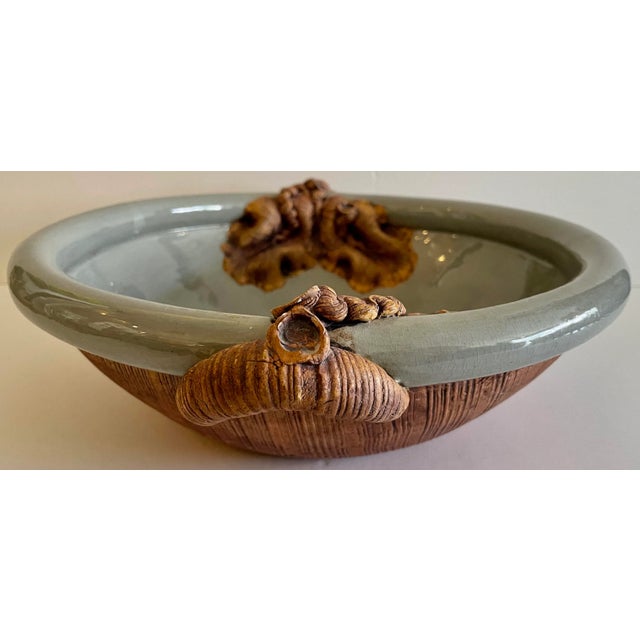 Brutalist 1970's Artistic Glazed & Mat Centerpiece For Sale - Image 3 of 10