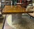 Mid-Century Modern Milo Baughman Olive Burl Extension Dining Table on Chrome Plinth Base, 2 Leaves, 1976 For Sale - Image 3 of 11