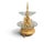 French Empire Gilt Bronze and Cut Glass Centrepiece Set, 1810, Set of 3 For Sale - Image 11 of 18