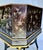 Regency Period Chinese Export Black Lacquer Jardinière With Mother-of-Pearl Inlay on Stand, Circa 1810 For Sale - Image 9 of 17