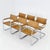 Late 20th Century Mid-Century Modern Bauhaus Leather B34 Armchairs by Mart Stam & Marcel Breuer for Fasem, Italy, 1985, Set of 6 For Sale - Image 5 of 18