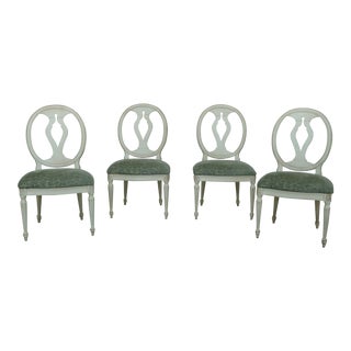 Set of 4 Ethan Allen Maison Collection Dining Chairs For Sale