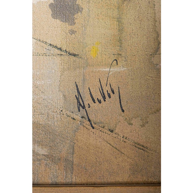 Mid-Century Antonio DeVity Paris Street Scene Oil Painting, Signed & Stamped For Sale - Image 4 of 11
