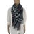 English Burberry Light Grey Plaid 100% Cashmere Scarf For Sale - Image 3 of 8