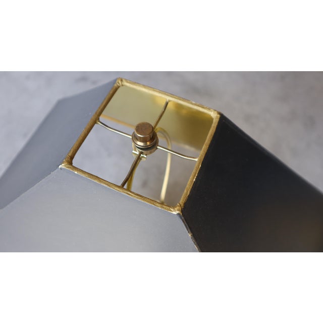 Metal 1970s Aged Brass Shell Table Lamps For Sale - Image 7 of 7