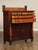 Antique American Empire Tiger Maple And Walnut Jelly Cupboard For Sale - Image 4 of 12