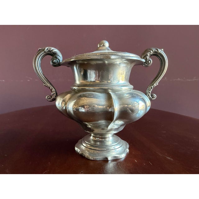 Mid 19th Century James Dixon & Sons Mid 19th Century Pewter Coffee/Tea Pot Service. For Sale - Image 12 of 12