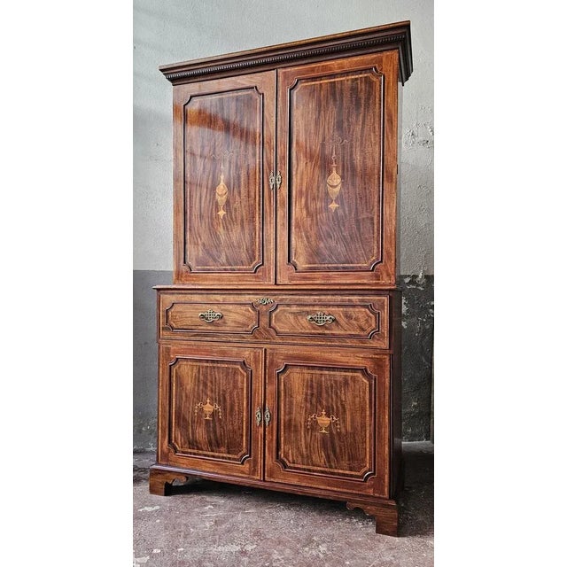 20th Century Bookcase in Mahogany For Sale - Image 10 of 10