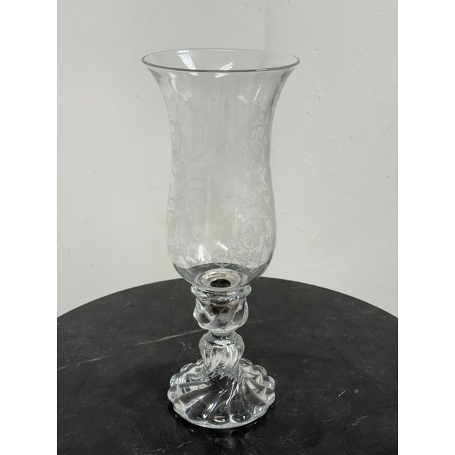 French Baccarat Bambou Tors Votive Candleholder For Sale - Image 3 of 12