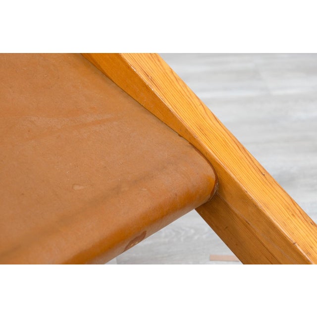 Beige Attributed Archizoom Associati Mies Lounge Chair for Poltronova, Italy 1969 For Sale - Image 8 of 12