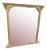 Large Antique English Gilt Overmantle Mirror For Sale