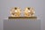 Metal Ice Cube Brass Ceiling Light from Peill & Putzler, 1970s For Sale - Image 7 of 8