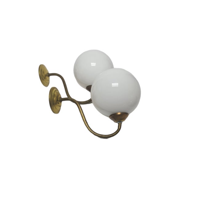 Art Deco Sconces, Poland, 1950s, Set of 2 For Sale - Image 9 of 10