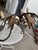 French Early 20th Century French Iron Chandelier For Sale - Image 3 of 4