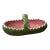 Mid 20th Century Ceramic Glazed Watermelon Basket Artist Signed For Sale