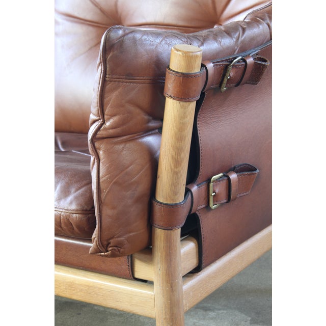 1970s Vintage Ilona Lounge Sofa attributed to Arne Norell for Norrell Mobel AB, 1960s, 1970s For Sale - Image 5 of 10