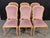 c.1970's Carved Florentine Faux Bois Italian Dining Chairs in Velvet, Attributed to Chelini - Set of 6 For Sale - Image 12 of 16