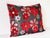 Black and Red Crimson Cushion For Sale - Image 4 of 14