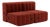 Curt Modular Set - Flexible 2-Seater - Dama - 0058 (Red) by Ambivalenz, Set of 4 For Sale