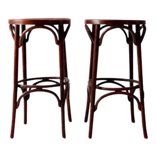 Mid-Century Bentwood Stools For Sale