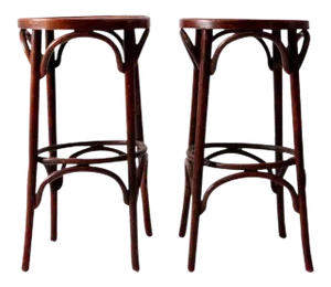 Mid-Century Bentwood Stools