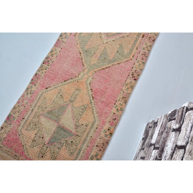 Vintage Anatolian Wool Runner For Sale - Image 4 of 11