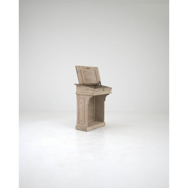 Wood 1900s Belgian Wooden Desk For Sale - Image 7 of 18