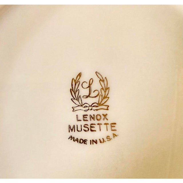 1980s Lenox Musette Service for Eight Dinnerware - 40 pcs For Sale - Image 12 of 12