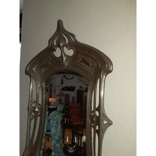 Jugendstil Wall Mirror, 1890s For Sale - Image 4 of 5