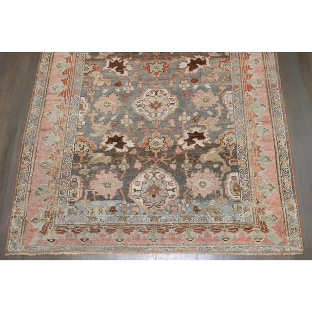 Brown Early 20th Century Zabihi Collection Persian Malayer Bibikabad Rug - 4'2" x 6' For Sale - Image 8 of 8