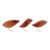 Early 21st Century Danish Modern Mahogany Jacob Hermann Style Birds - Set of 3 For Sale